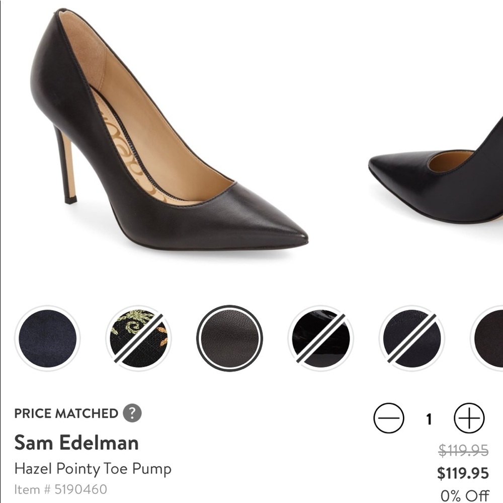 Sam Edelman Hazel Pointy Toe Pump